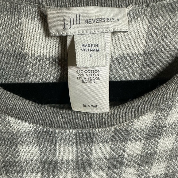 J.Jill Comfy Reversible Sweater Size: L - Picture 3 of 3